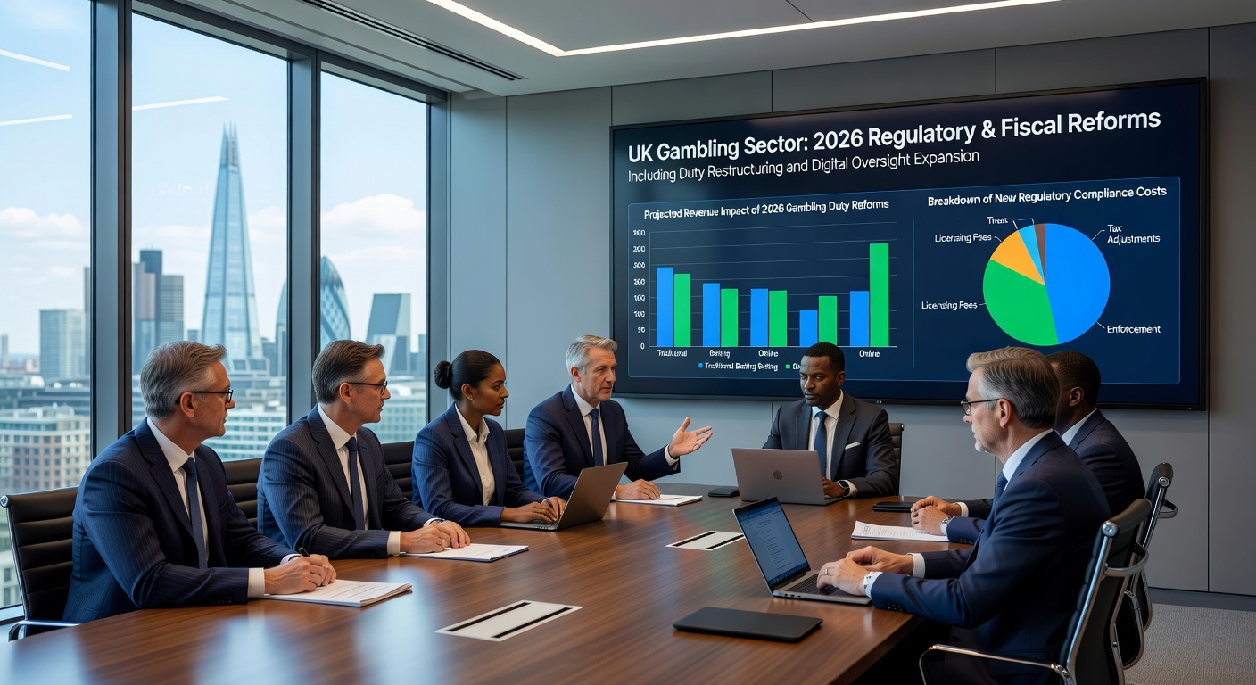 Illustration of shadowy black market gambling operations contrasting with regulated UK online slots and regulatory icons