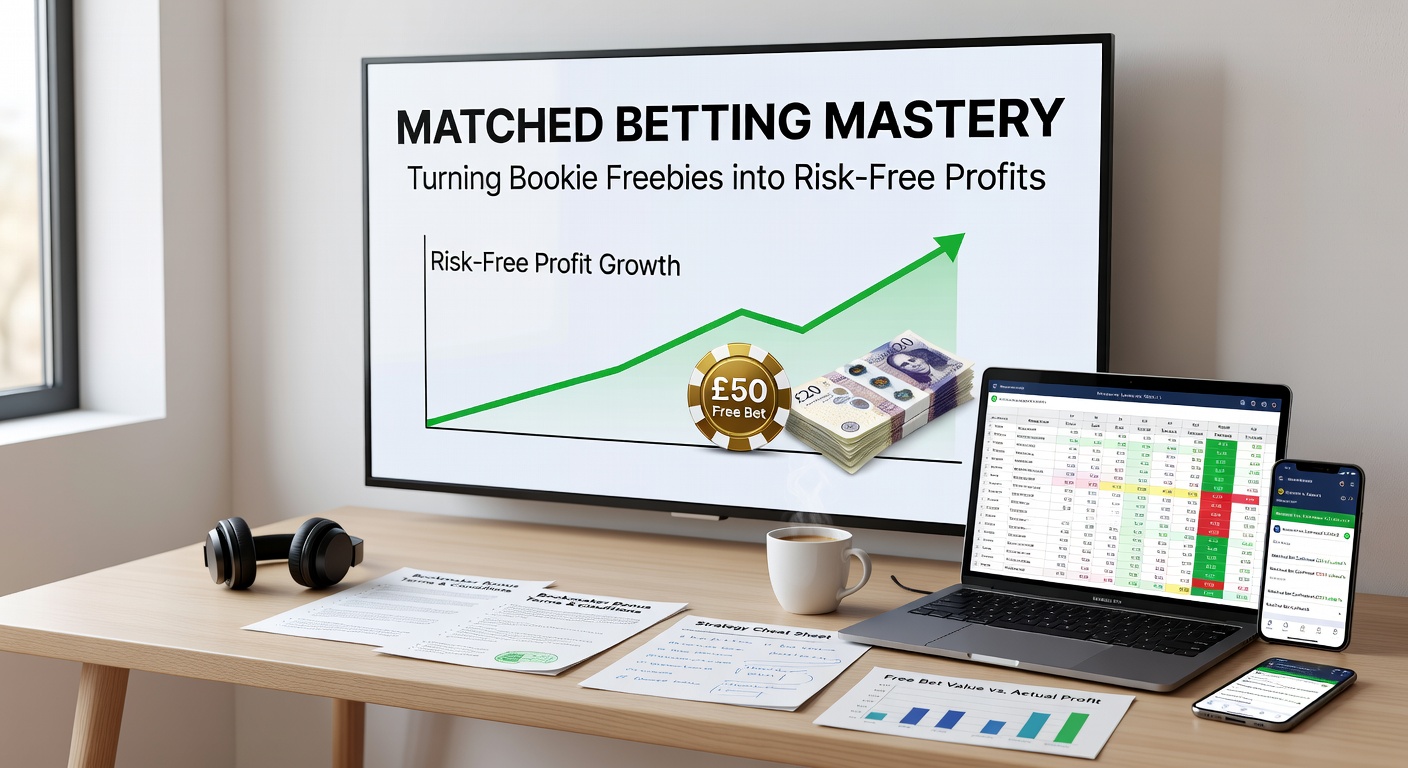 Screenshot of odds matching software displaying bookmaker offers alongside exchange lays for a soccer match