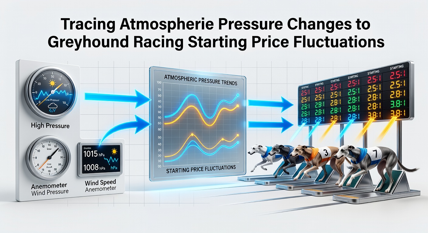 Table displaying sample race data with pressure readings, sectional times, and resulting starting prices