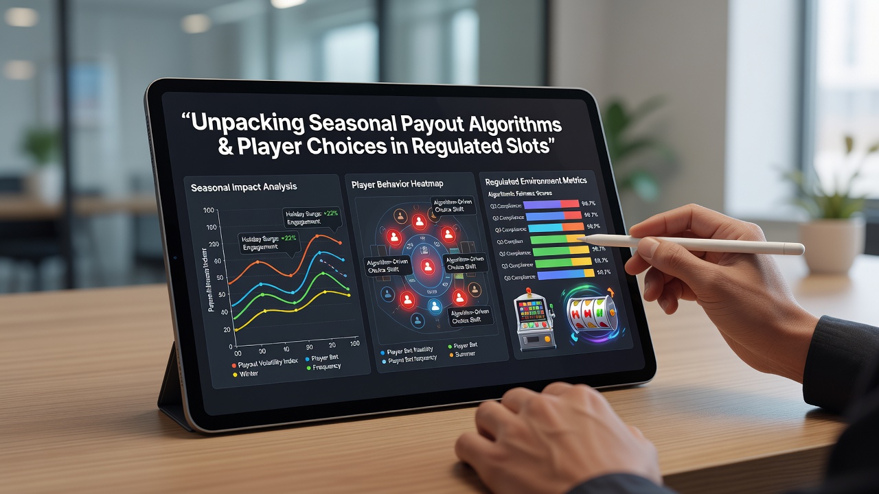 Data visualization showing player migration patterns toward seasonally adjusted slot machines
